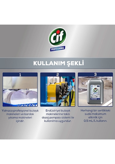 Cif U-pro Endüstriyel Bulaşık Parlatıcısı 10 L