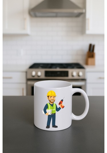 Meslek Baskılı Kupa Erkek Mühendis