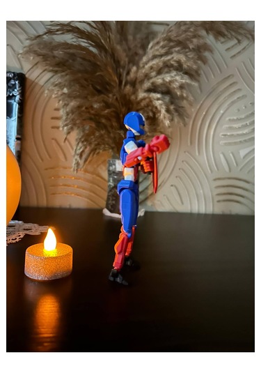 Dummy Captain America Eklemleri Hareketli 14 Cm Mini Figür Kaptan Amerika