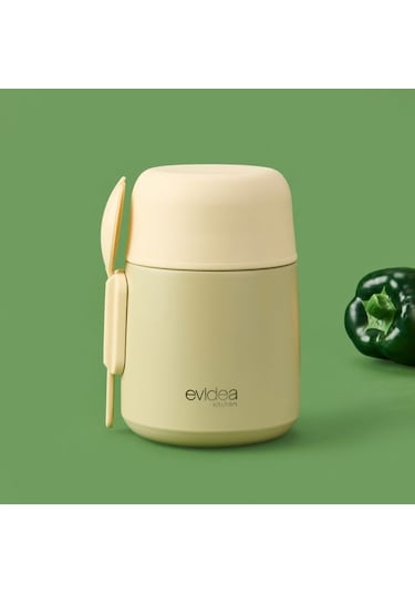 Evidea Kitchen Yemek Termosu - Bej - 500 Ml Bej