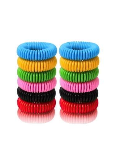 Pulseras Para, 24 Birimlik Paket, Tek Tek, Deet, Doğal Ve Geçirimsiz Bant