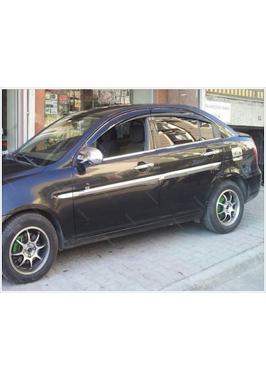 Hyundai Accent Era Krom Yan Kapı Çıtası 4 Kapı 2006 Üzeri P.çelik