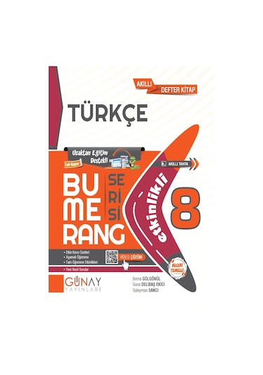 Günay Yayınları 8.sınıf Bumerang Etkinlikli Türkçe