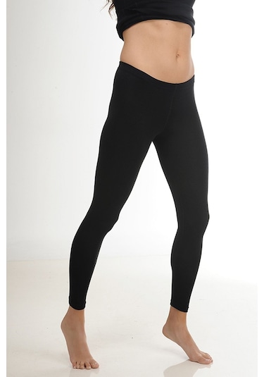 Içlik 4012 Siyah Kadın Likralı Yün Içlik Termal Tayt 001