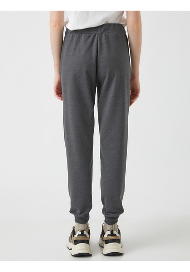 Koton Jogger Eşofman Altı Beli Lastikli Antrasit 2yal48889ok