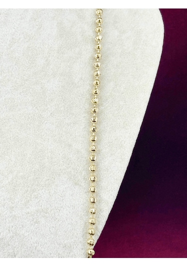 14 K Renginde Dorikataşlı Gold Kolye Gold