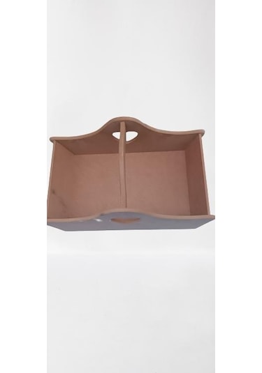 Hobi Dekoratif Sepet HAM Model Ahşap MDF El Yapımı