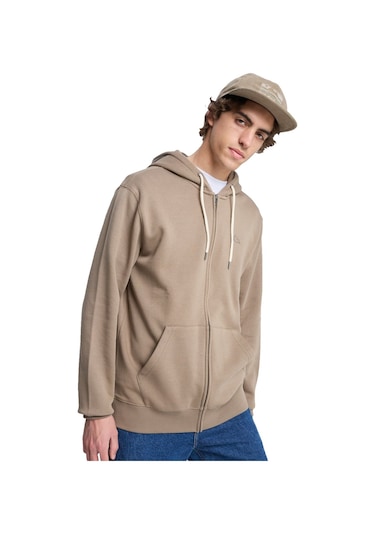 Quıksılver Quiksilver Salt Water Zip Erkek Bej Sweatshirt Tzc0 Taş