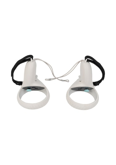 Oculus Quest 2 Vr Aksesuarları İçin 1 Çift Çizilmez Silikon Denetleyici Tutma Kapağı Gamepad Kolu Koruyucu - Beyaz