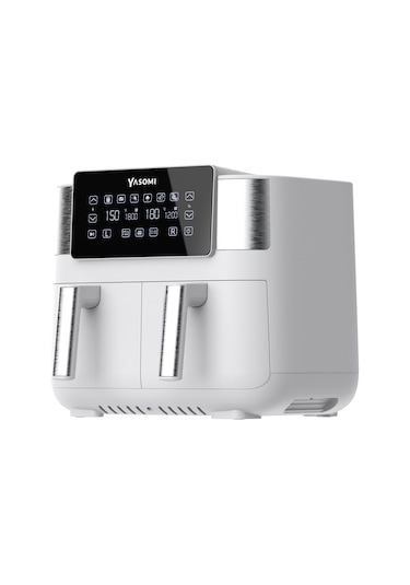 Yasomi Y80 8 LT 2850W Çift Hazneli ve Çift Motorlu Airfryer Fritöz