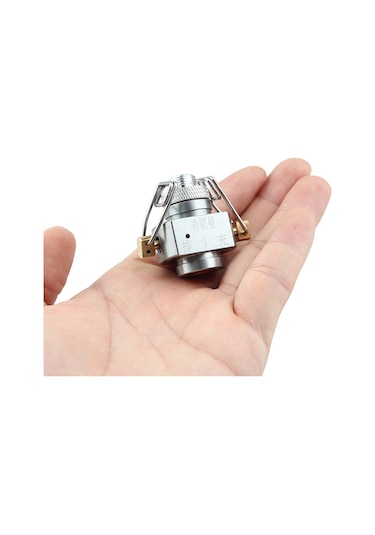 Dolum Valfli Gaz Dolum Adaptörü Egzoz Valfi Bidon Değiştirici,y25015 Gümüş