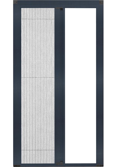 Akordeon Pileli Pilise Sineklik,antrasit Gri, 90x210 Cm, İstenilen Ölçüde