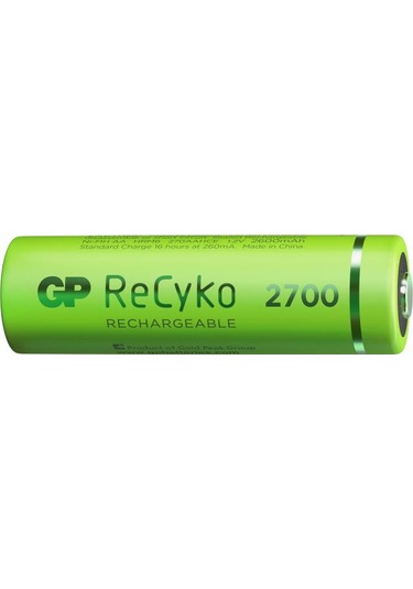 Gp Aa 2600 Mah Şarjlı Kalem Pil 2'li Paket Gp270aahcemtr 2gb