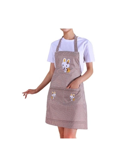 Haki Yaratıcı Mutfak Önlüğü Kolsuz Tek Boyut Ev Temizlik Araçları