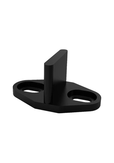 Xuweiwei 2 Adet Kaliteli Sürgülü Kapı Stoperi - Dayanıklı Plastik Metal Kaplama, Ahşap Zeminler İçin Barn Kapı Raya Sistem