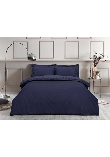 16 Parça Çeyiz Seti Gelin Seti Branch Lacivert Çok Renkli