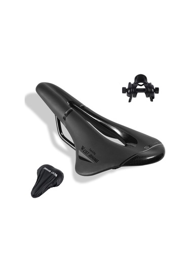 Skycıty - Yastıklı Nefes Alabilir Bisiklet Seleleri: Dağ, Yol Ve Şehir Bisikletleri İçin Konforlu Çözüm Siyah