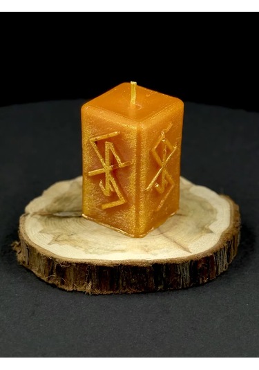 Tajnaa Dver' Rune Mum Şansı Çekmek İçin 177286900 Turuncu