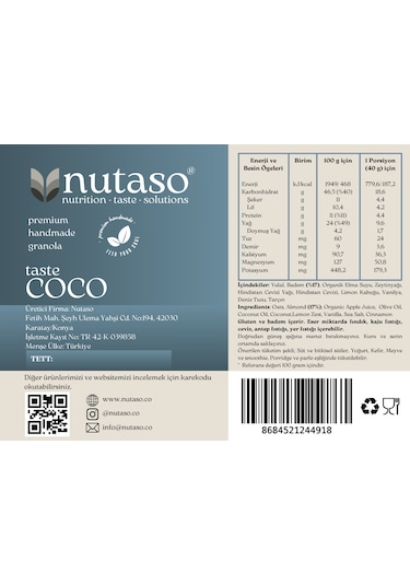 Choco, Coco, Berry Granola 60 Gr X 3