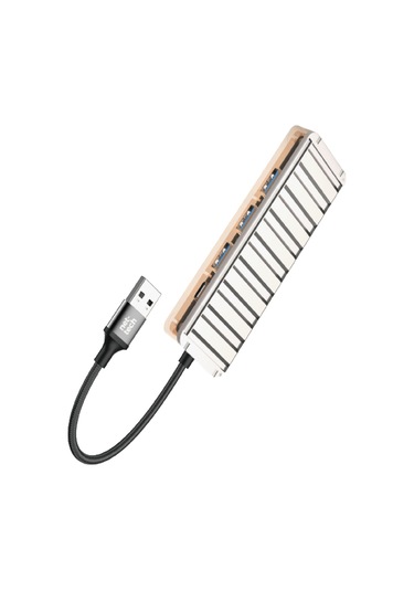 Nettech Nt-ot010 5 İn 1 Usb To Type-c Dönüştürücü Gri Gri