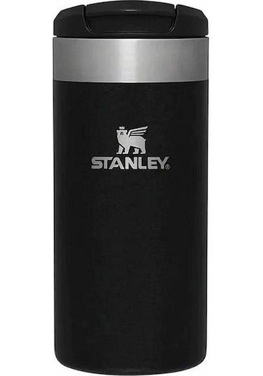 Stanley 10-10788-067 The Aerolight Transit 0,35 Litre Çelik Termos Bardak - Siyah Siyah