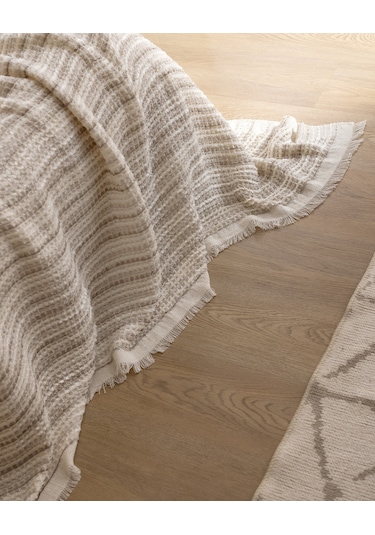 Marinos Çift Kişilik Yatak Örtüsü - Gri 8684427228692 Gri