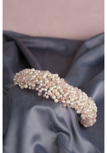 FdayAksesuar En Güzel Gelinlere Özel Leal Bombeli Boncuklu Gelin Saç Aksesuarı FRDY31641