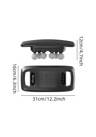 Fochsia Beyaz 9 Modlu 9 Şiddet Seviyeli 4900r Dakika Güçlü Motorlu Ergonomik Tutuşlu Çok Fonksiyonlu Tam Vücut Masaj Aleti Altın