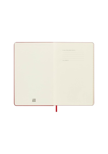 Moleskine Çizgili Kırmızı Defter Sert Kapak