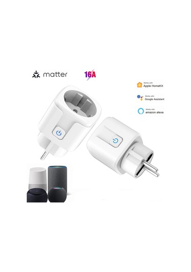 Wezone Matter Protokolü Destekli Akıllı Prizi 16a - Wifi Bağlantı, Çoklu Platform Entegrasyonu, Çocuk Güvenliği Ve Yüksek Güç