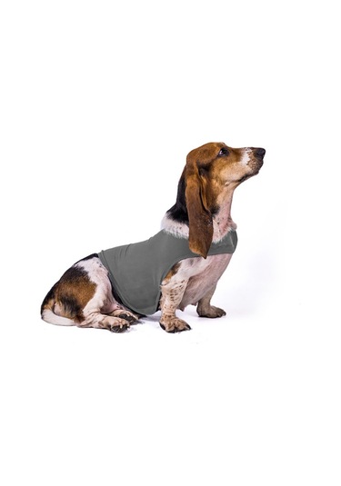 Vkemall Köpek Anksiyete Giderici Isı Verici Ceket, Mevsimler Arası Kumaş, Büyük Irklar İçin, Gri, S Boyutu 7-13 Kg