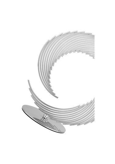 Begüsa Bakü Metal Aksesuar Biblo 25 Cm Krom