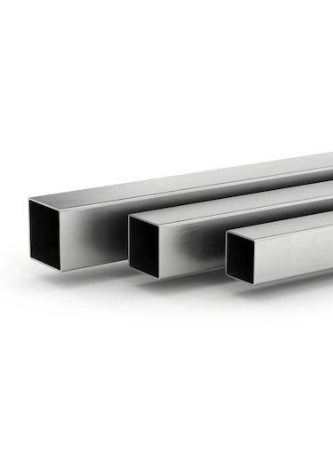 Paslanmaz Çelik Profil 304 Kalite 80x80x3mm Satine Yüzeyli