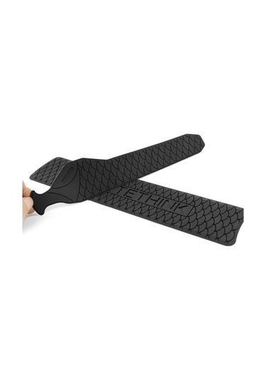 Xiyyadms Bisiklet Zincir Koruyucu Silikon Levha - Dağ Yolu Bisikleti Çerçeve Koruma Filmi - Köpekbalığı Desenli