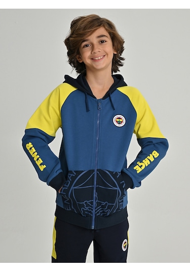 Fenerium Çocuk Trıbun Sarı Lacivert Sweat Fb Laci 24