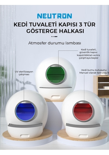 Neutron Akıllı Kedi Tuvaleti NTL-PW-06BW