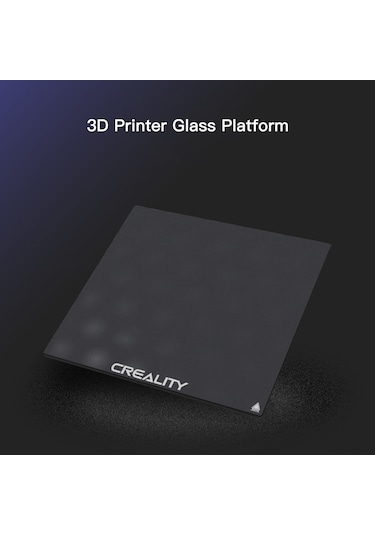 Folinda Creality 3d Yazıcı Aksesuarı: Karesel Cam Yazdırma Platformu 220x220mm, Modeli Kolay Alabilme Özelliği, Siyah