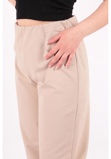 Puane 18167 Kadın Pantolon Ss 18167-66-R8857 Koyu Bej