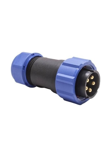 Motorobit Sd20 5 Pin 20Mm Su Geçirmez Erkek Konnektör
