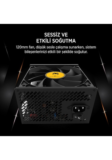 James Donkey Jdp650 Apfc 12cm 650w Bronze 80+ Power Supply