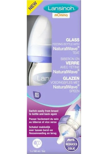 Lansinoh Natural Wave Cam Biberon  160 ML