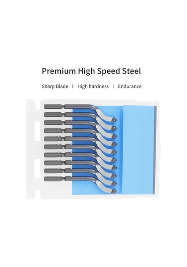 Konesam 3d Yazıcı Uyumlu Çelik Model Düzeltici Bıçak Uçları - 10 Adet Paket