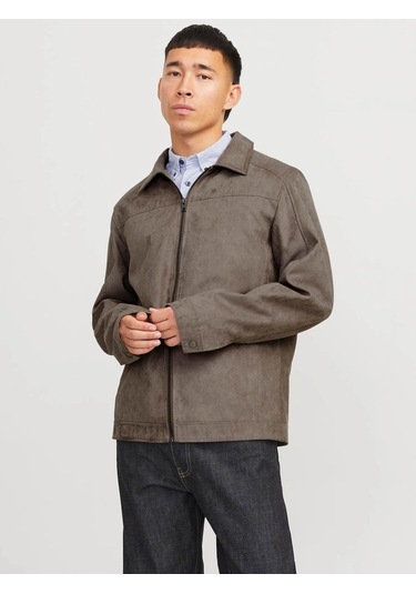 Jack & Jones Jjedylan Shacket Noos Erkek Ceket 12268609 Kahverengi