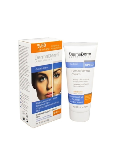 Dermaderm Bitkisel Leke ve Çil Giderici Gündüz Kremi 100 G