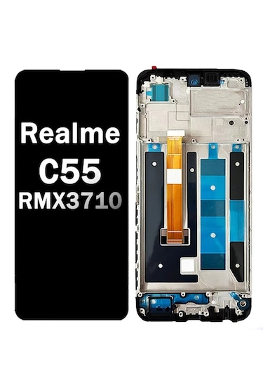 Oppo Realme C55 Lcd Ekran Dokunmatik Çıtalı