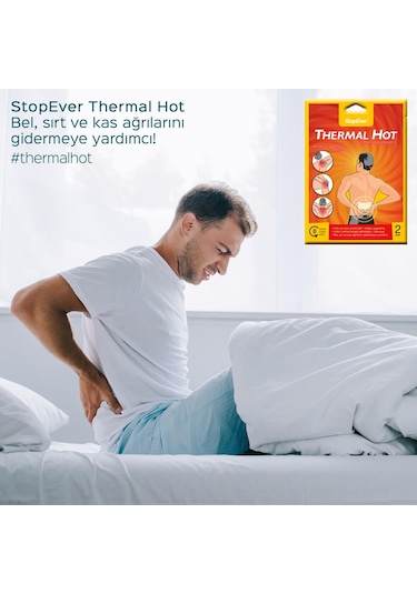 Stopever Thermal Hot Sıcak Terapi Flasteri - 6X2 Adet
