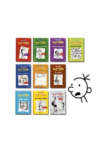 Saftirik Greg Serisi - 10 Kitaplık Set / Epsilon / Jeff Kinney