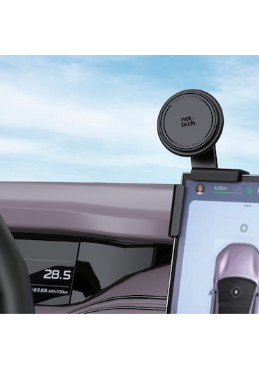 Nettech Nt-chc37 Tesla Magnetic Araç İçi Manyetik Etkili Telefon Tutucu - Siyah Siyah
