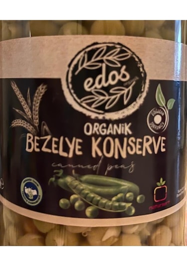 Edos Organik Bezelye Konserve 580 Gr