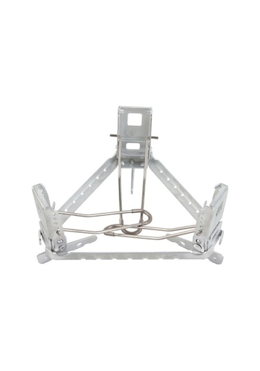 Jzcat Katlanabilir Gaz Sobası,pot Raf Braketi Teneke Kutu Beyaz Altın - Gümüş